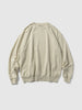 AURALEE Super High Gauge Sweat P/O Ivory White, Sweatshirts