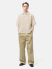AURALEE Tussah Silk Cotton Mesh Knit Skipper Polo Ivory, Shirts