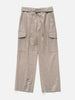 AURALEE Wool Fulling Flannel Cargo Slacks Top Brown, Pants