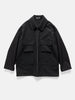 AURALEE Wool Max Canvas Blouson Black, Jackets