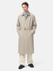 AURALEE Wool Max Canvas Coat Top Gray Beige, Coats