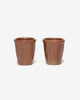 Apapacho World Espresso Cup (Pair) Clay & Beeswax Amber, Home Goods