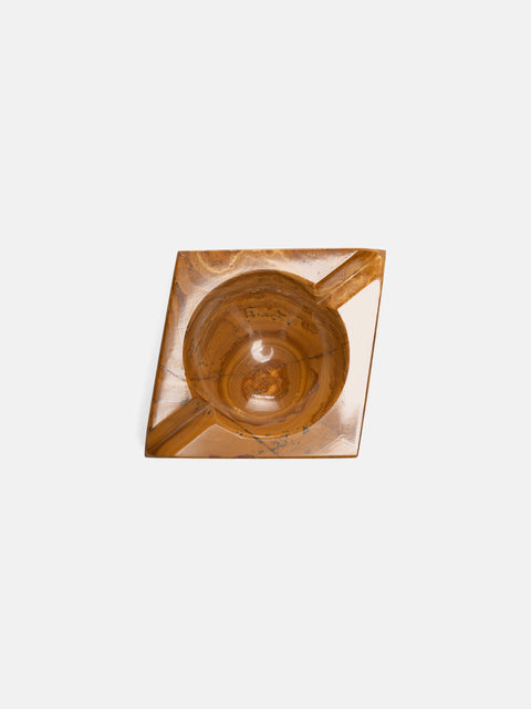 Apapacho World Mini Ashtray Onyx & Marble Brown, Home Goods