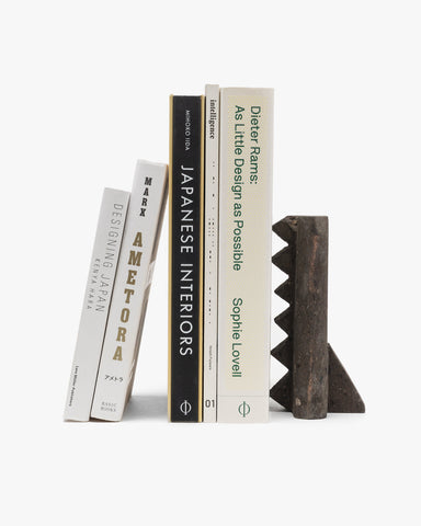 Apapacho World Book End Aztec Volcanic Rock Black, Home Goods