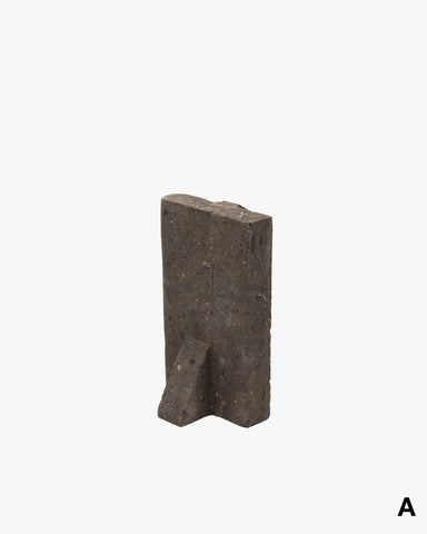 Apapacho World Book End Aztec Volcanic Rock Black, Home Goods