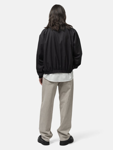 AURALEE Faded Hard Twist Brown Denim Wide Pants Light Gray, Jeans