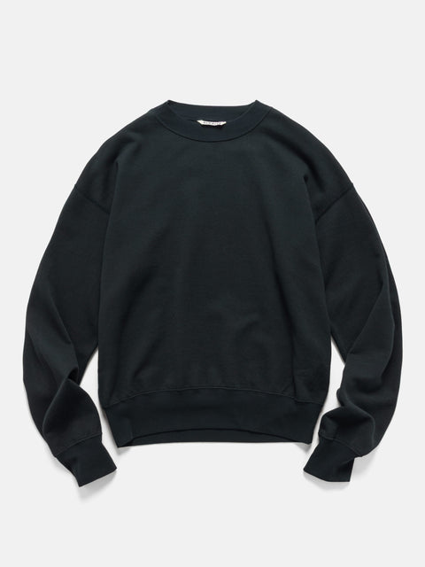 AURALEE High Twist Light Sweat P/O Ink Black, Sweatshirts