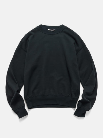 AURALEE High Twist Light Sweat P/O Ink Black, Sweatshirts