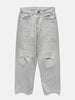 BEAMS 5 Pockets Damage Denim Fade Grey, Jeans