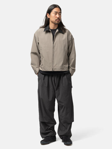 BEAMS Double Knee Easy Pants Charcoal, Pants