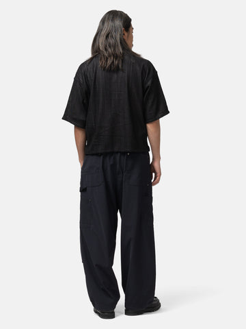 BEAMS Double Knee Easy Pants Navy, Pants
