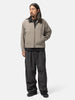 BEAMS Leather Collar Blouson Taupe, Jackets