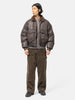 BEAMS Short Down G1 Leather Jacket Dark Brown, Bomber Jackets