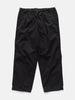 BEAMS Wide Basic Twill Easy Pants Black, Pants