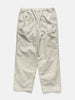 BEAMS Wide Basic Twill Easy Pants Ivory, Pants