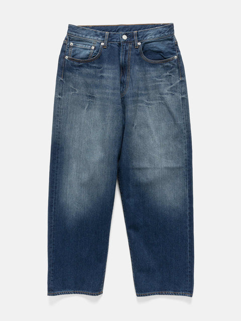 BEAMS Wide Denim Indigo Used, Jeans