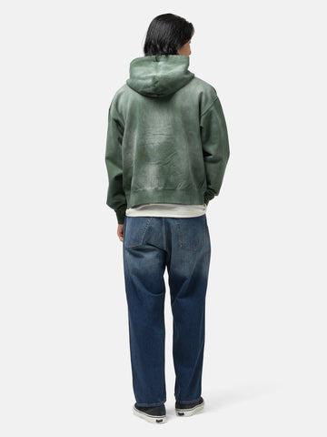 BEAMS Wide Denim Indigo Used, Jeans