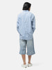 BEAMS Wide Denim Three Quarter Pants Indigo Used, Shorts