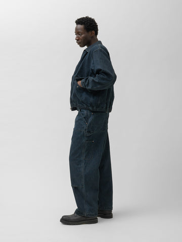 BEAMS the A HAVEN Exclusive Denim Double Knee Pant Sumi Rinse, Pants