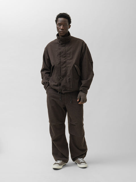 The A by BEAMS HAVEN Exclusive Wool Over Pant D.Brown, Pants