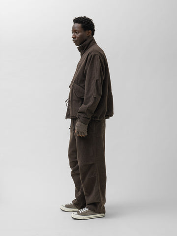 BEAMS the A HAVEN Exclusive Wool Over Pant D.Brown, Pants