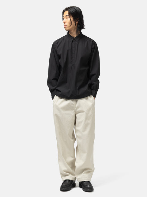 BEAMS Tech Pullover Shirt Black, Shirts