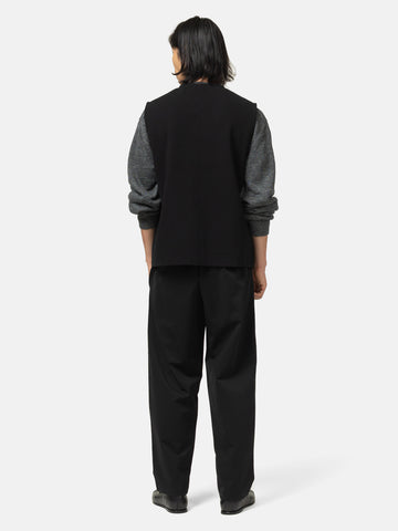 Batoner Cotton Nylon One Tuck Easy Pants Black, Pants
