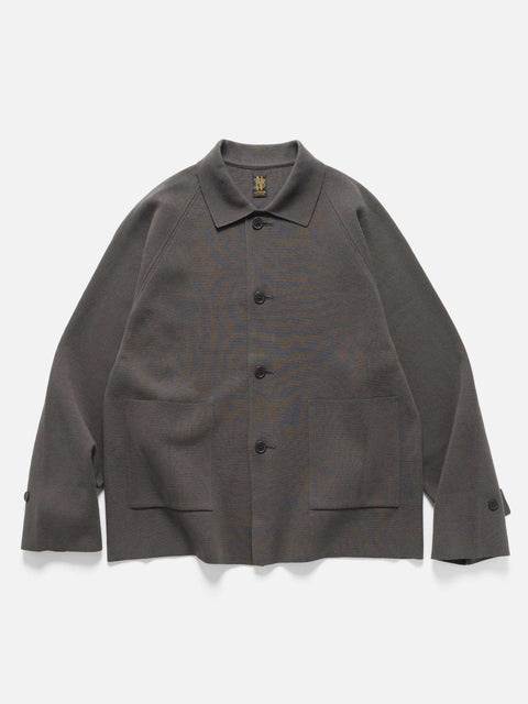 Batoner Milano Rib Coverall Cardigan Gray, Jackets