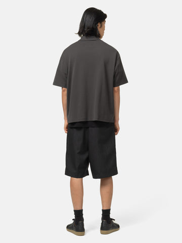 Batoner Milano Rib Half Zip T-Shirt Charcoal, Polos