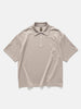 Batoner Milano Rib Half Zip T-Shirt Taupe, Polos