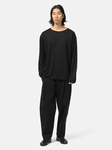 Batoner Normandy Linen Basque Shirt Black, T-Shirts