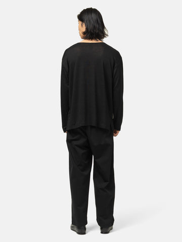 Batoner Normandy Linen Basque Shirt Black, T-Shirts