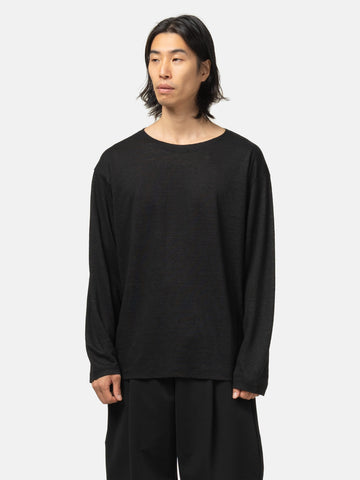 Batoner Normandy Linen Basque Shirt Black, T-Shirts
