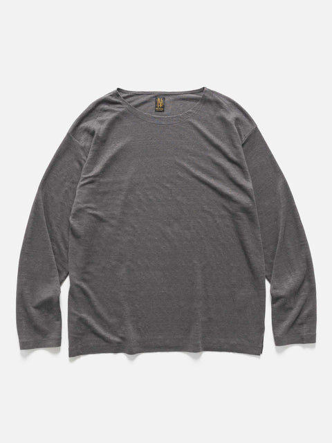 Batoner Normandy Linen Basque Shirt Gray, T-Shirts