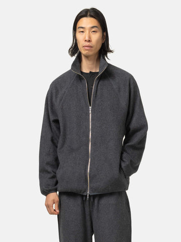 Batoner Silk Fleece Blouson Charcoal, Jackets