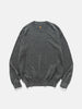 Batoner Washed High Count Linen Crew Neck Charcoal, Sweaters