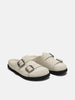 Three quarter view of the BIRKENSTOCK 1774 222 West Cream