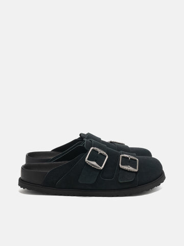 Side view of the BIRKENSTOCK 1774 222 West Black