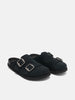 Three quarter view of the BIRKENSTOCK 1774 222 West Black