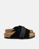 BIRKENSTOCK Kyoto Black Suede/Nubuck, Mules