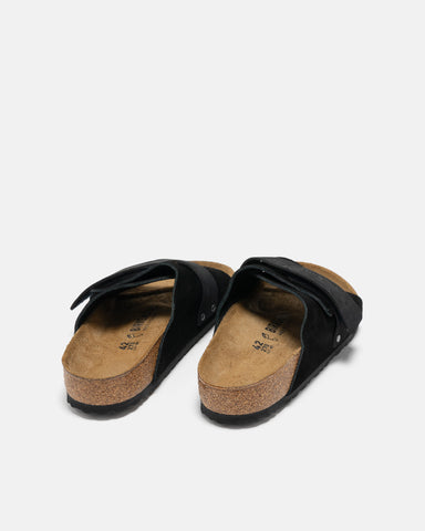 BIRKENSTOCK Kyoto Black Suede/Nubuck, Mules