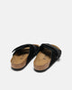 BIRKENSTOCK Kyoto Black Suede/Nubuck, Mules