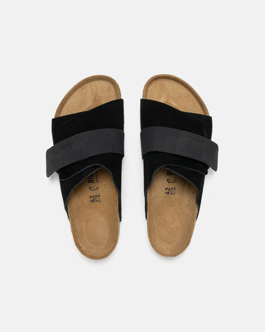 BIRKENSTOCK Kyoto Black Suede/Nubuck, Mules