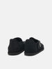 Rear view of the BIRKENSTOCK 1774 London Suede Black