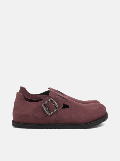 BIRKENSTOCK 1774 London Suede Deep Burgundy, Shoes
