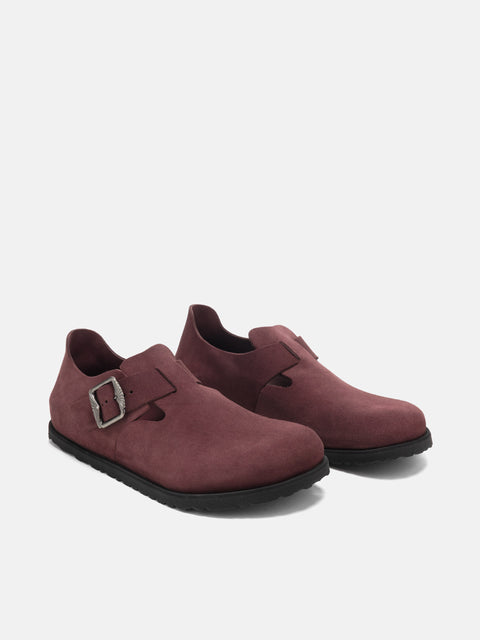 BIRKENSTOCK 1774 London Suede Deep Burgundy, Shoes
