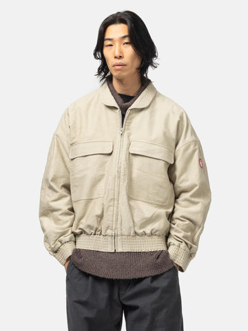 CAV EMPT Casual Zip Short Jacket Beige, Jackets