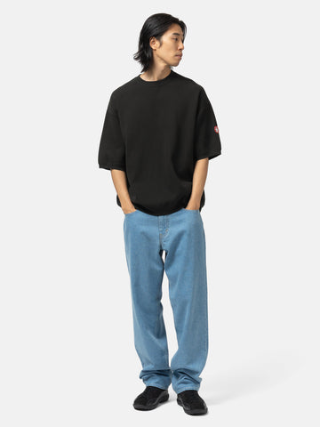 CAV EMPT Dbl Knit Short Sleeve Crew Neck Black, T-Shirts