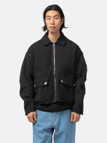 CAV EMPT Smooth Zip Up Black, Jackets