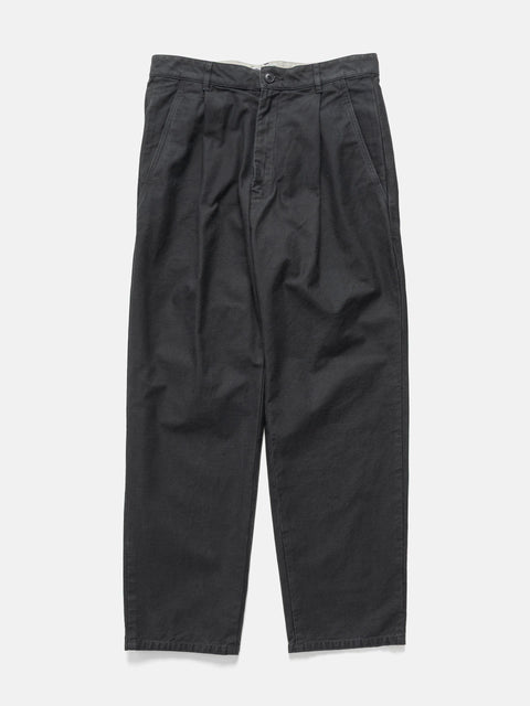 CAV EMPT Washed Cotton One Tuck Pants Charcoal, Pants